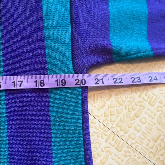 Vintage Colorful Striped Sweater Dress - Picture 7 of 11